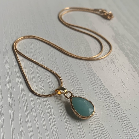 • NEW! Dainty Amazonite Necklace • - Picture 11 of 14